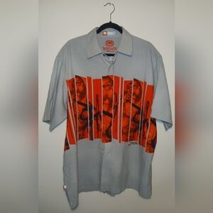 Ecko Unlimited XL Men's Gray Shirt with Red Graphic